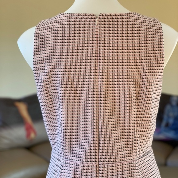 Ann Taylor Loft Pink Tweed Dress with Fringe Hem - Picture 2 of 2